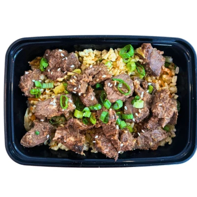 Honey Garlic Steak Fried Rice