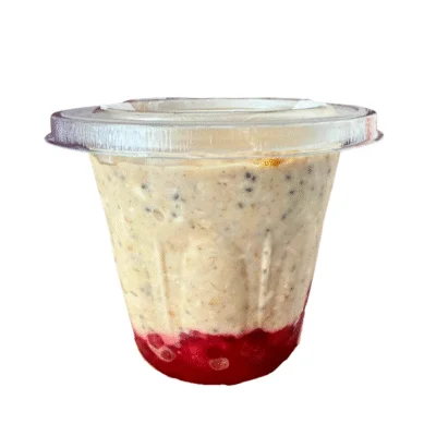 Raspberry Cheesecake Overnight Oats